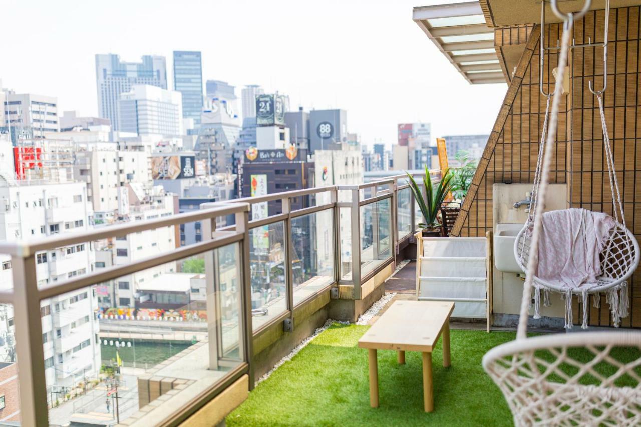 Chuan House - Amemura Aparthotel Osaka Buitenkant foto